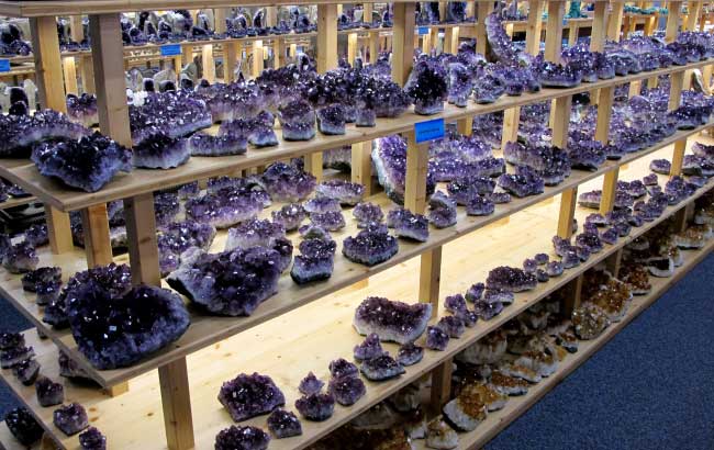 Bilder aus dem Haus der Edelsteine