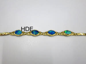 CUPERDA Meeresschildkröten-Armband Aus 925 Sterlingsilber & Blauem Opal – Verstellbar, Niedlich, Perfekt Als Geschenk